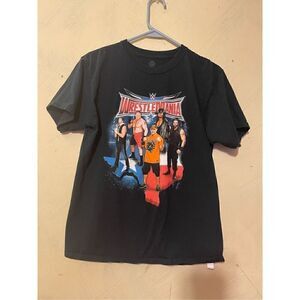 Wwe Wrestle Mania RAW All Stars Youth XL black Tshirt